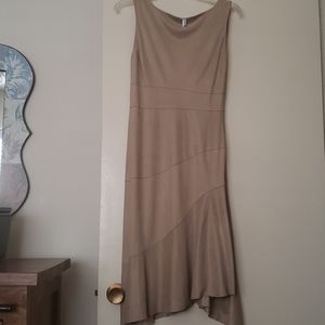 Max Studio Ultrasuede Sleeveless Dress